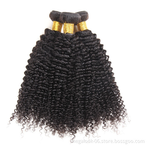 100 % Virgin Remy Kinky Curly Chinese Girl Hair Extension Factory Direct Sale Chinese Human Hair Bundles